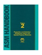 ASM Handbook Volume 2 Properties & Selection of Nonferrous Alloy & Special Purpose Materials