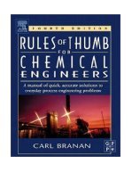 Rules of Thumb for Chemical Engineers